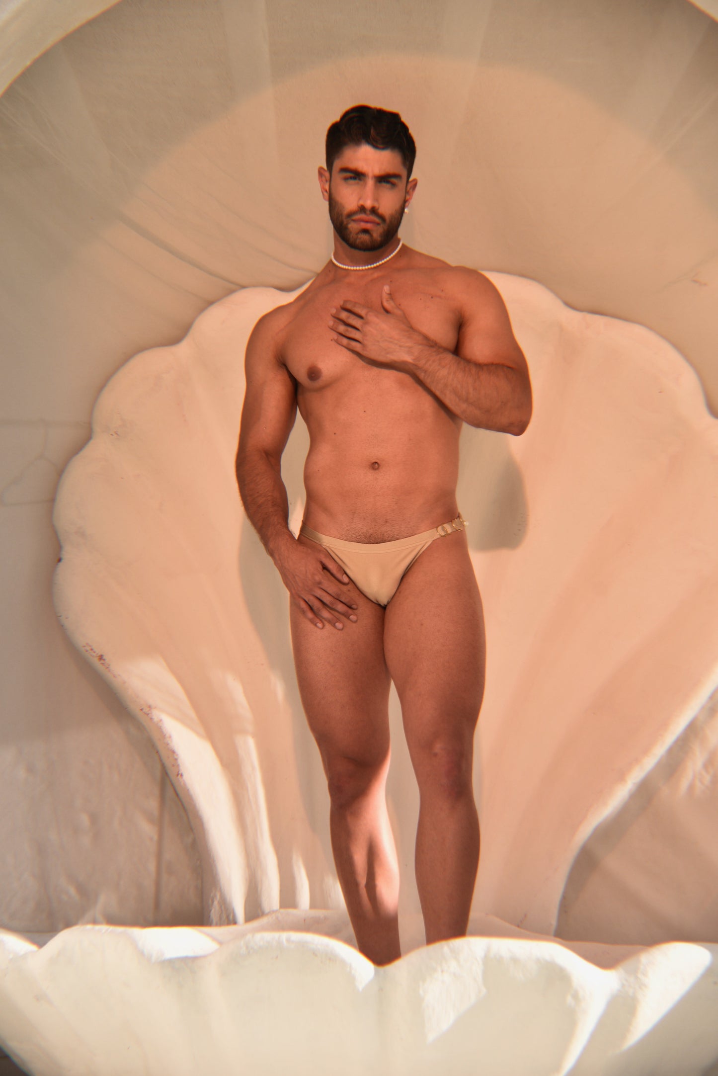 Syren Swim Brief Gold