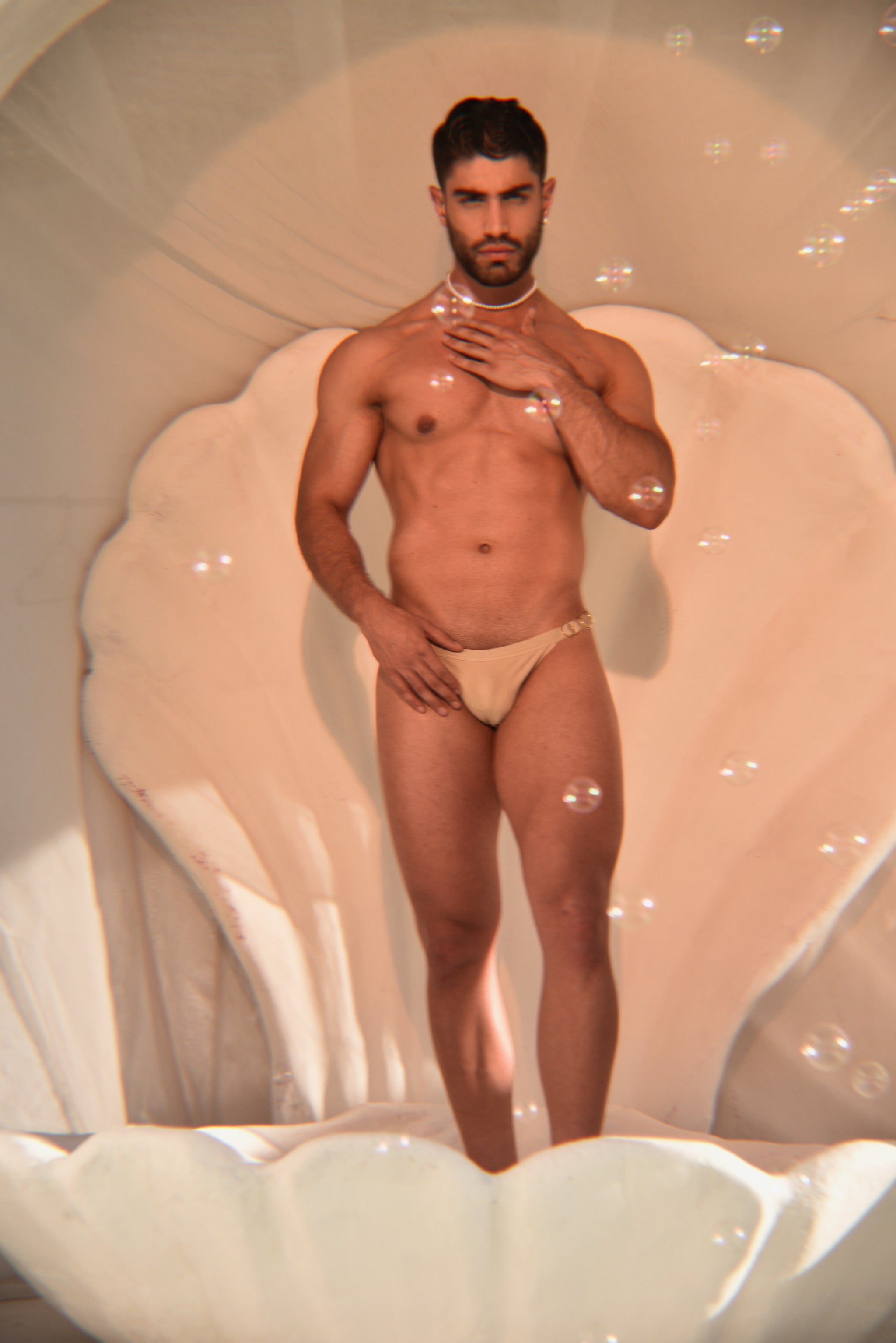 Syren Swim Brief Gold