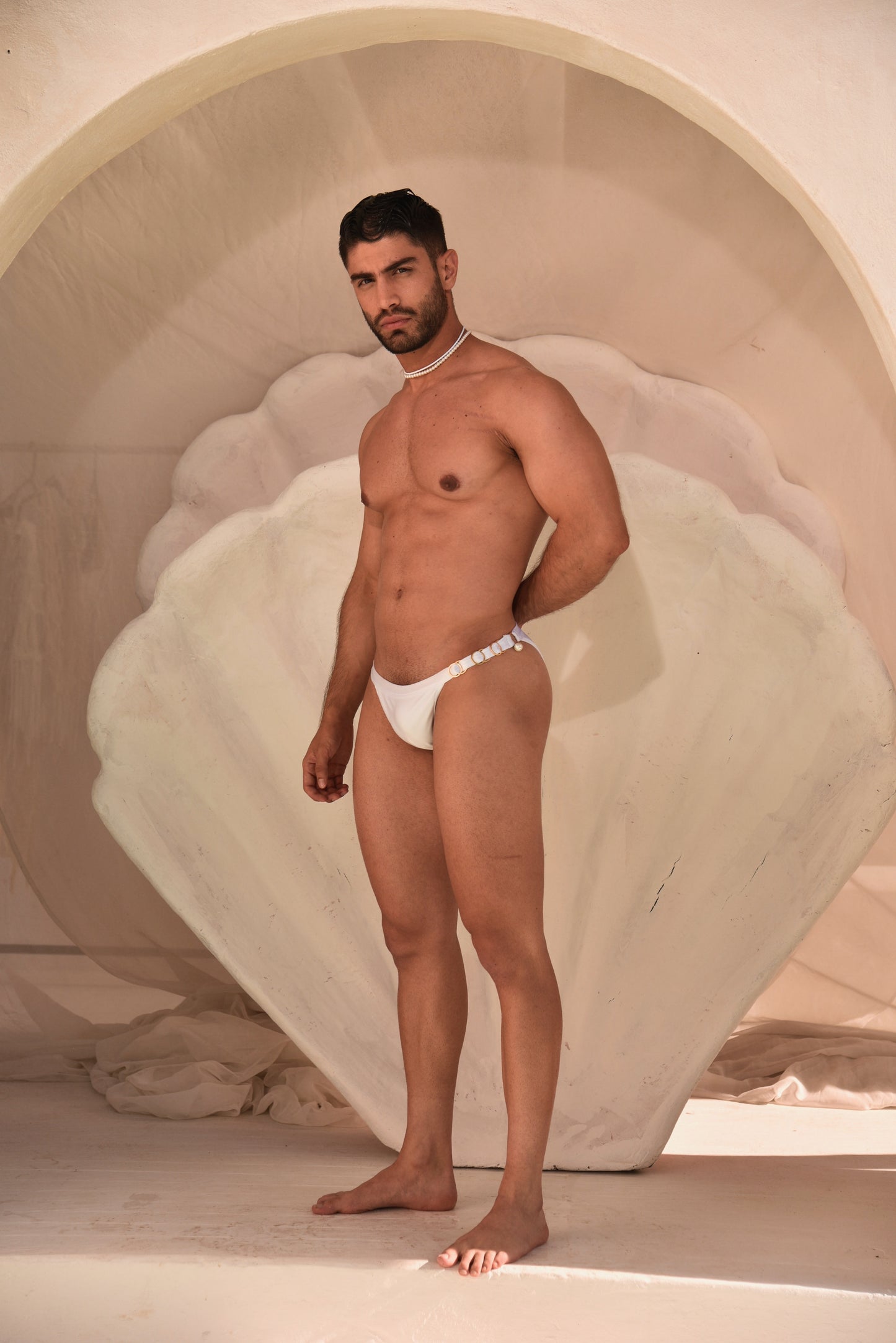 Syren Swim Brief White