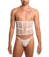 Antoniette Lace Corset White