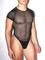 Crystal Bodysuit Black