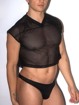 Michael Crop Top Black