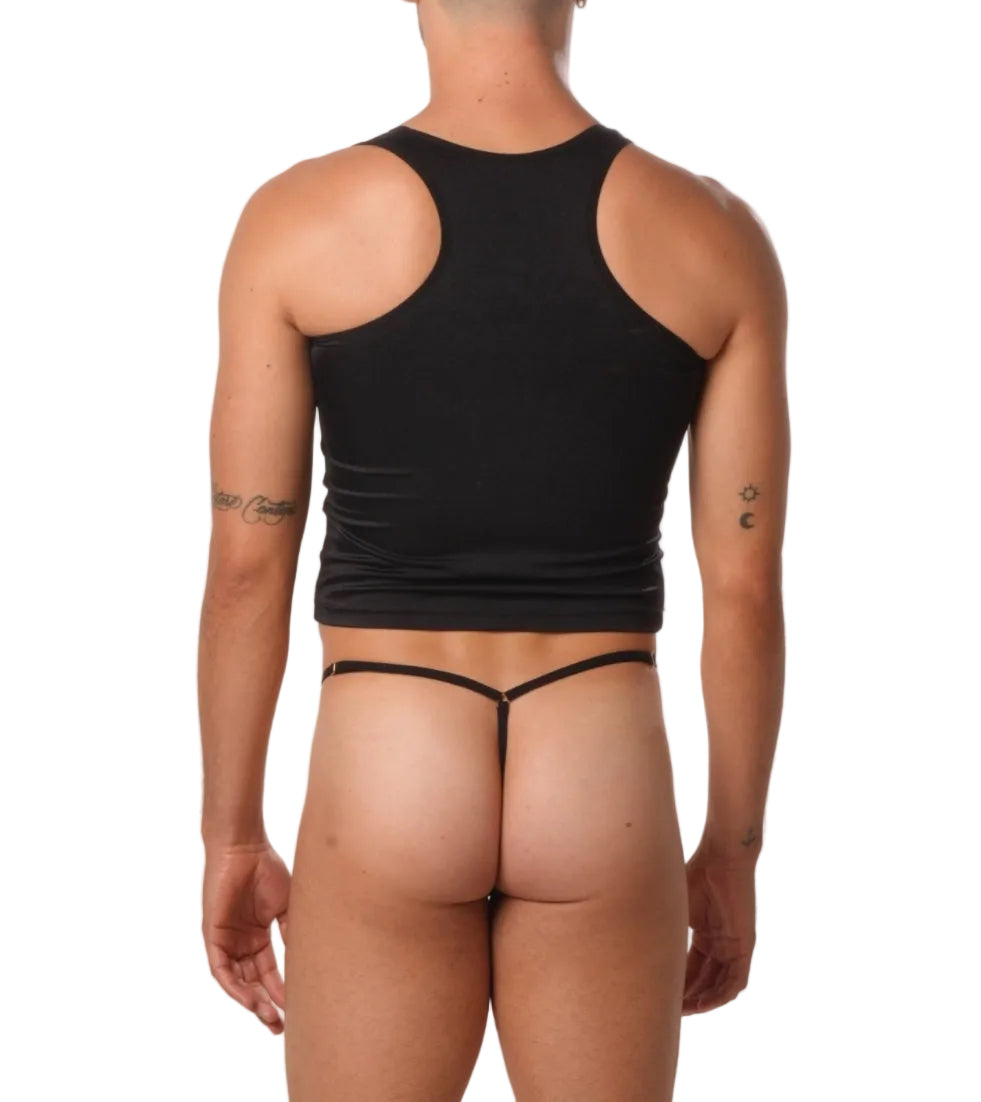 Loba Short Tank Top Black