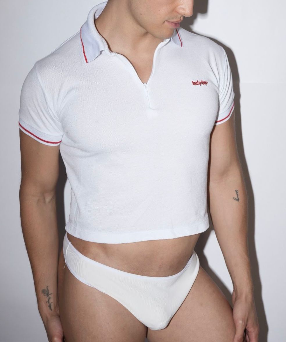 POLO BABY TEE WHITE - Imagen 3